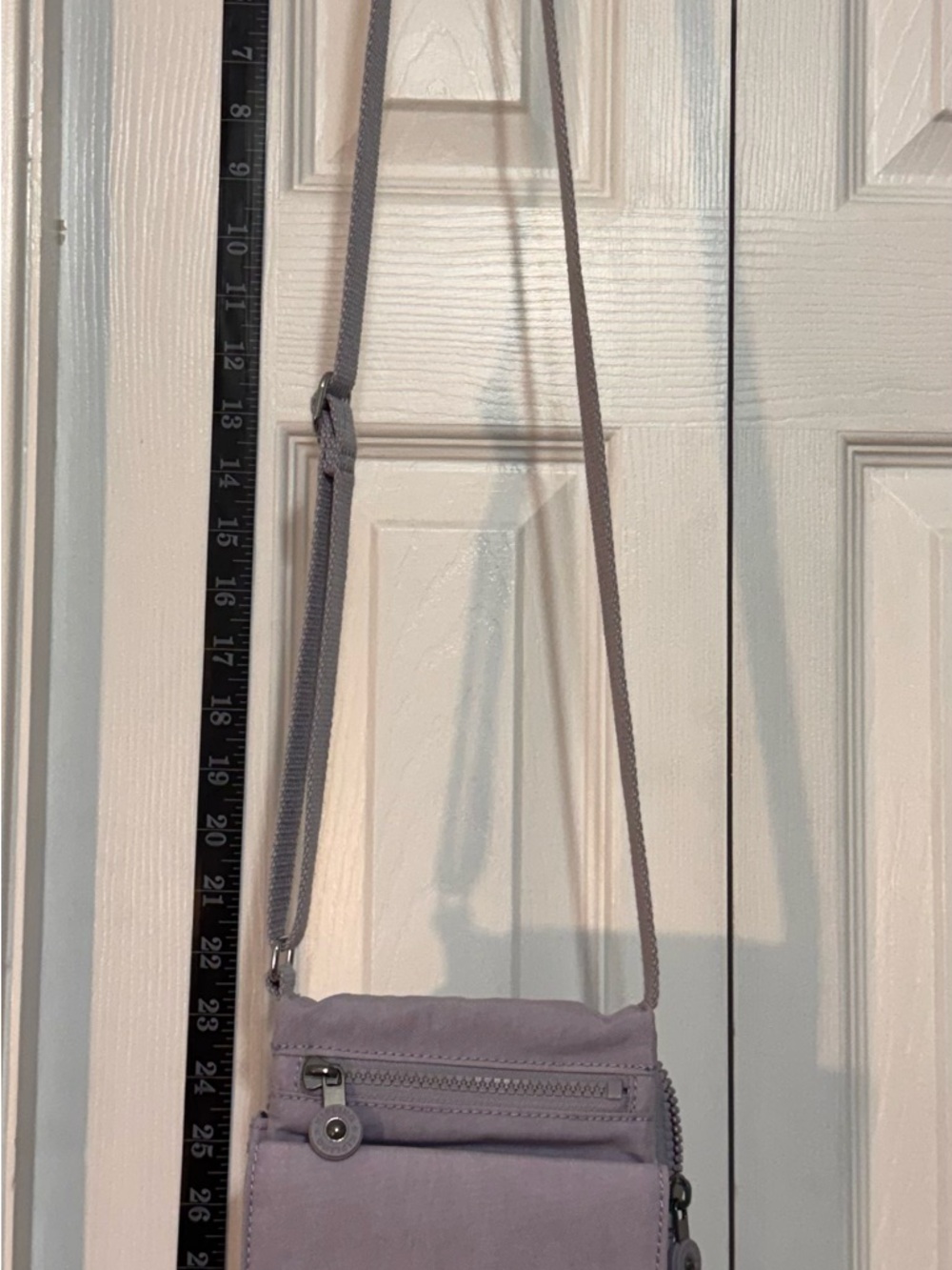 Kipling Lavender Crossbody Bag with Adjustable Strap